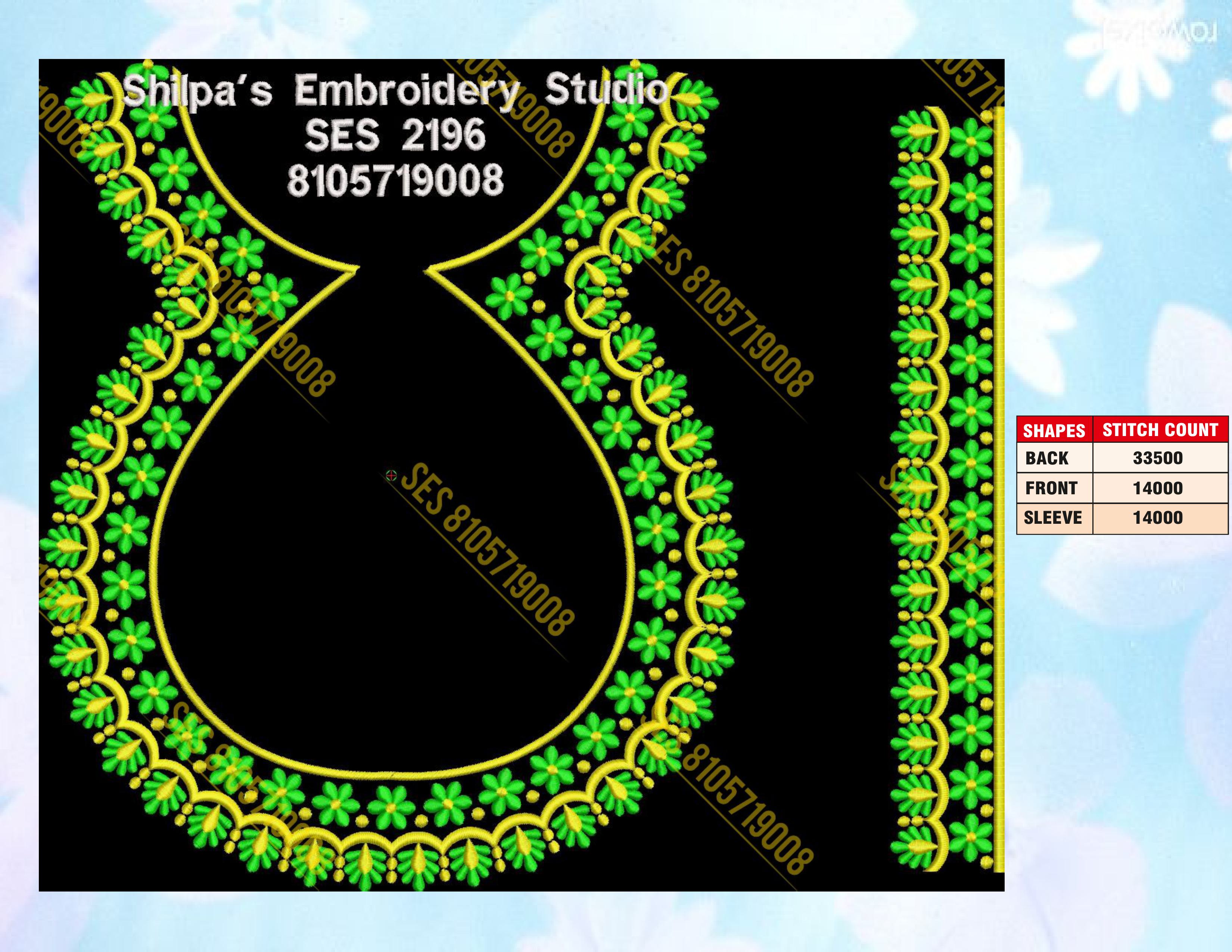 Embroidery Designs 2101-2200 Series