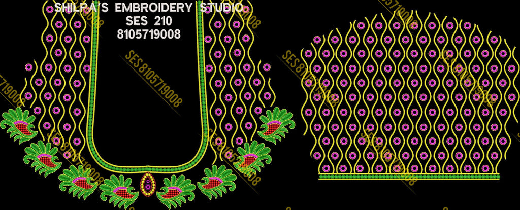 Embroidery Designs 201-300 Series