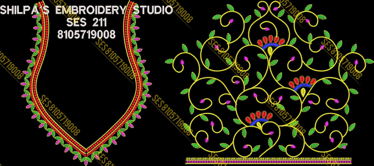 Embroidery Designs 201-300 Series