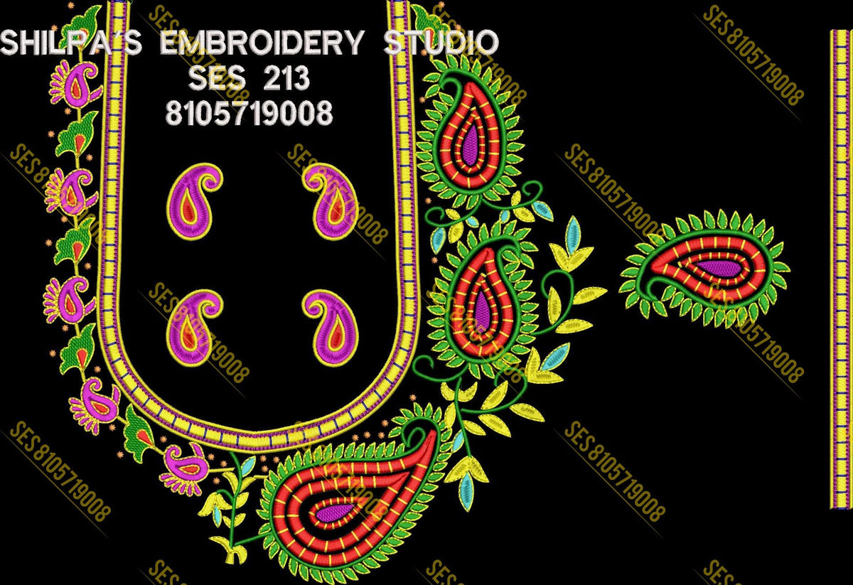 Embroidery Designs 201-300 Series