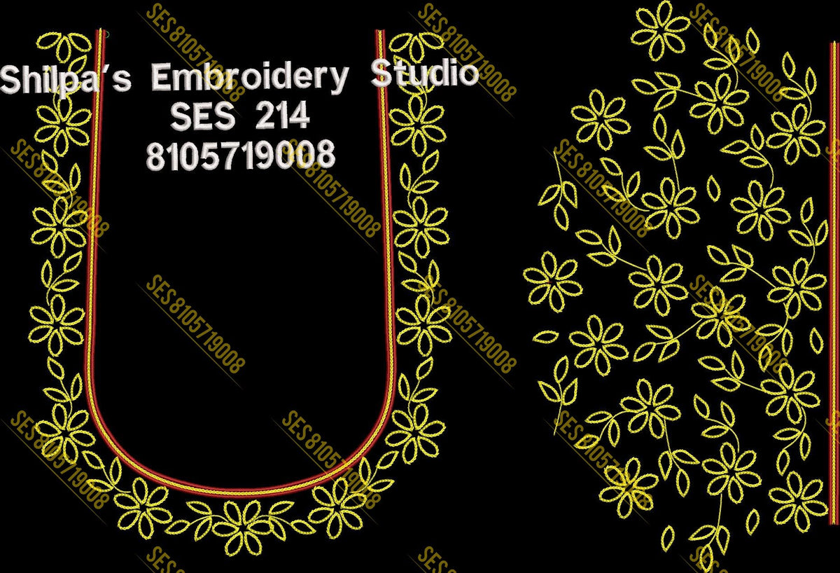 Embroidery Designs 201-300 Series