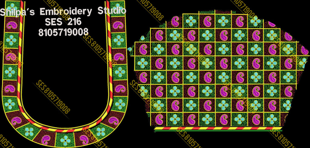 Embroidery Designs 201-300 Series