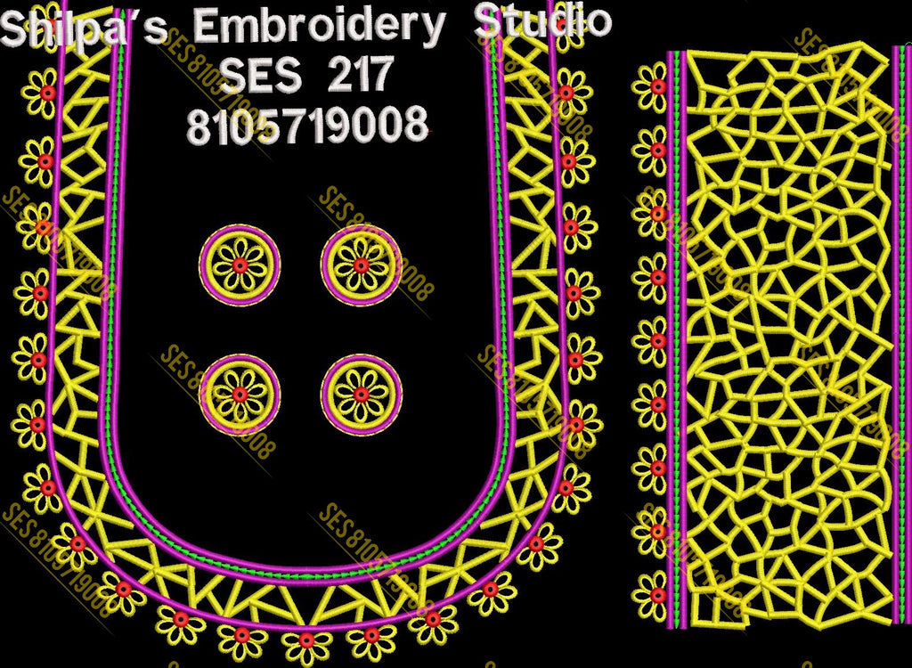 Embroidery Designs 201-300 Series