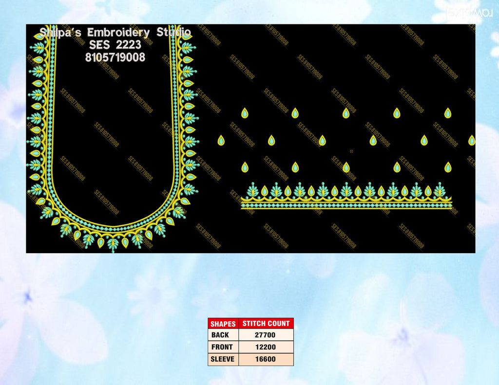 Embroidery Designs 2201-2300 Series