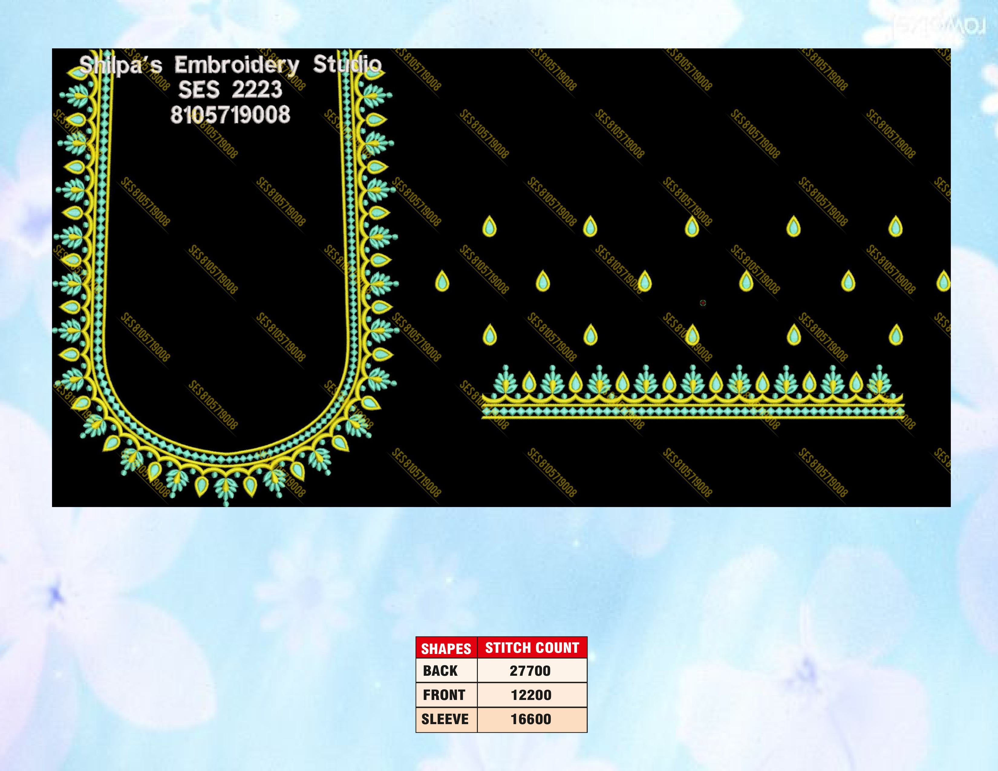 Embroidery Designs 2201-2300 Series