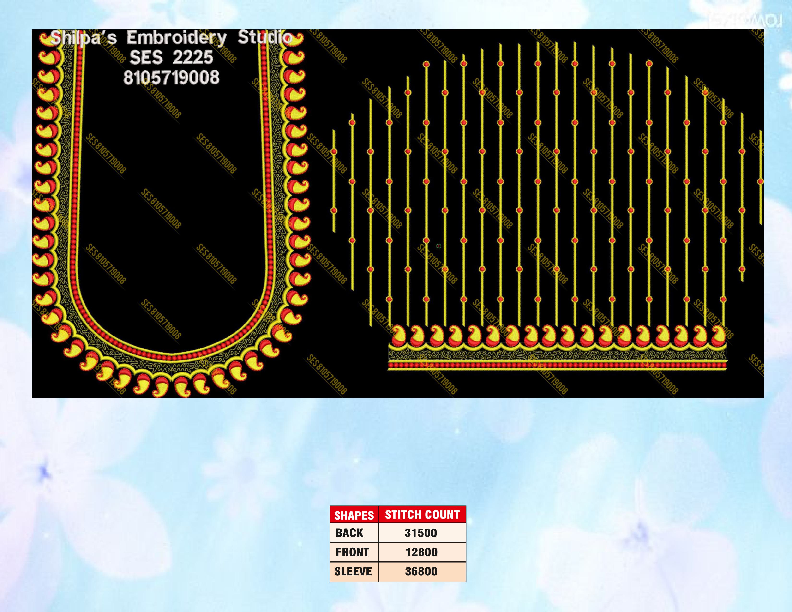 Embroidery Designs 2201-2300 Series