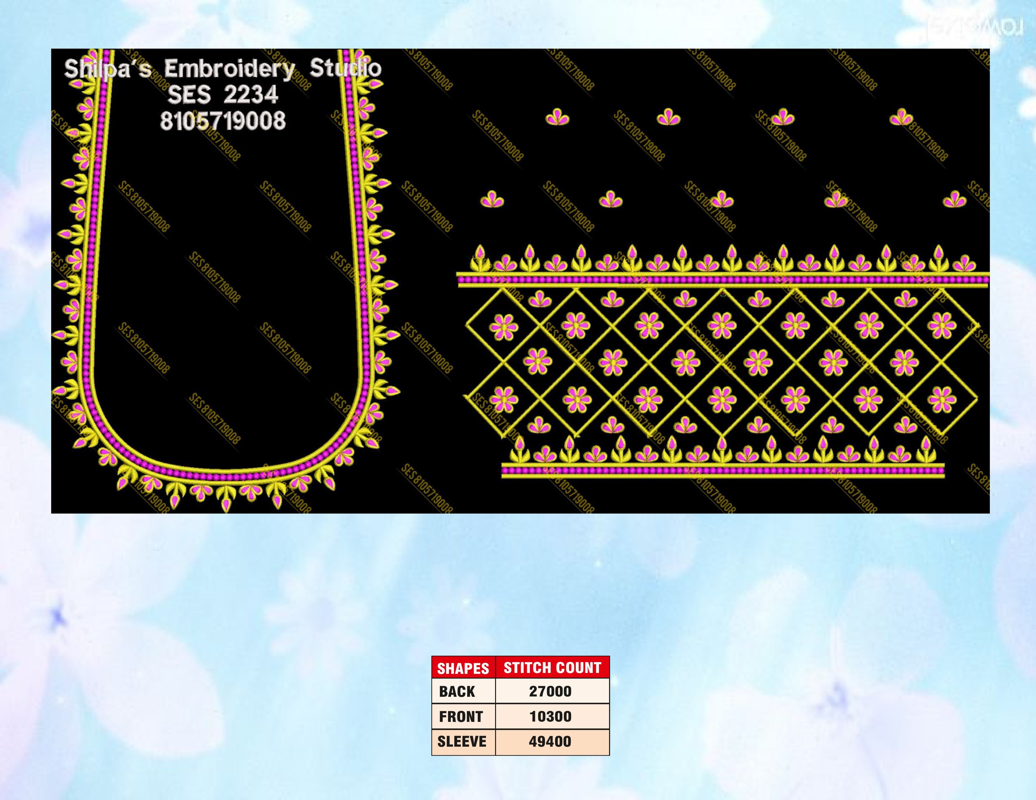 Embroidery Designs 2201-2300 Series