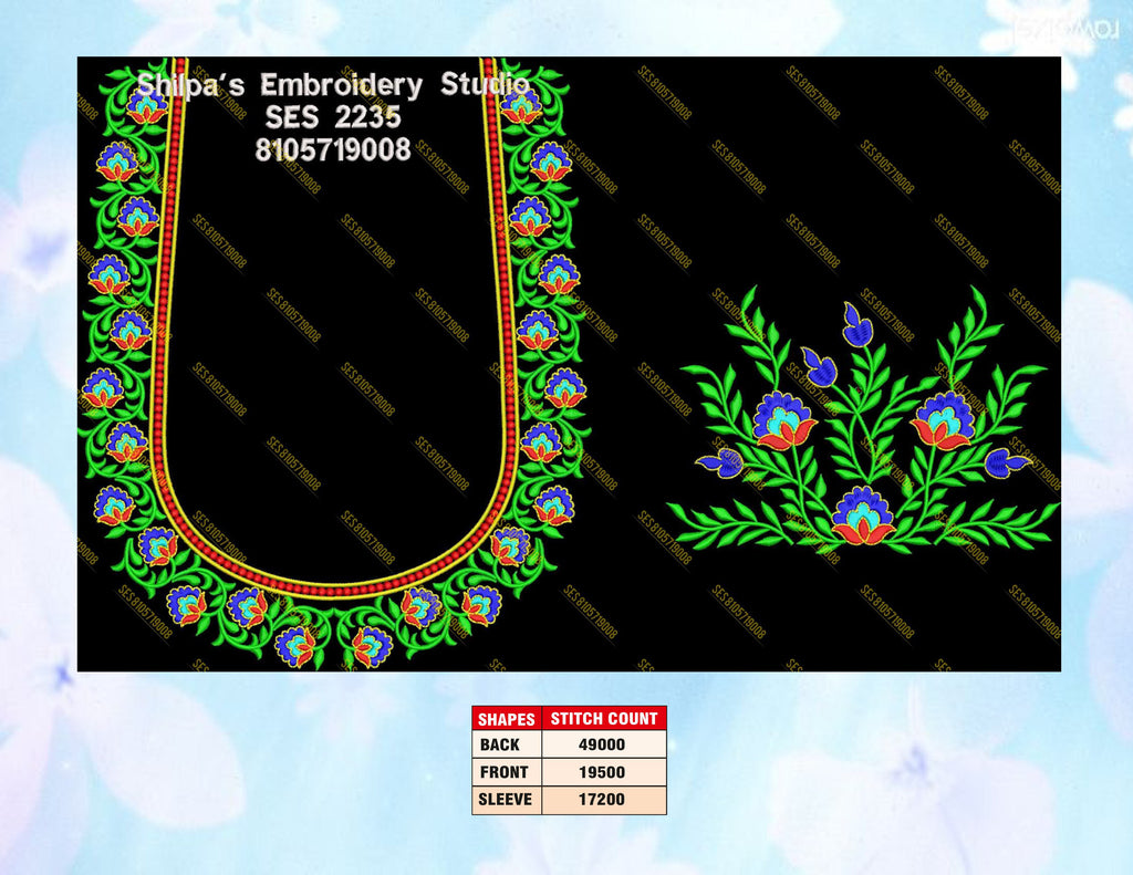 Embroidery Designs 2201-2300 Series