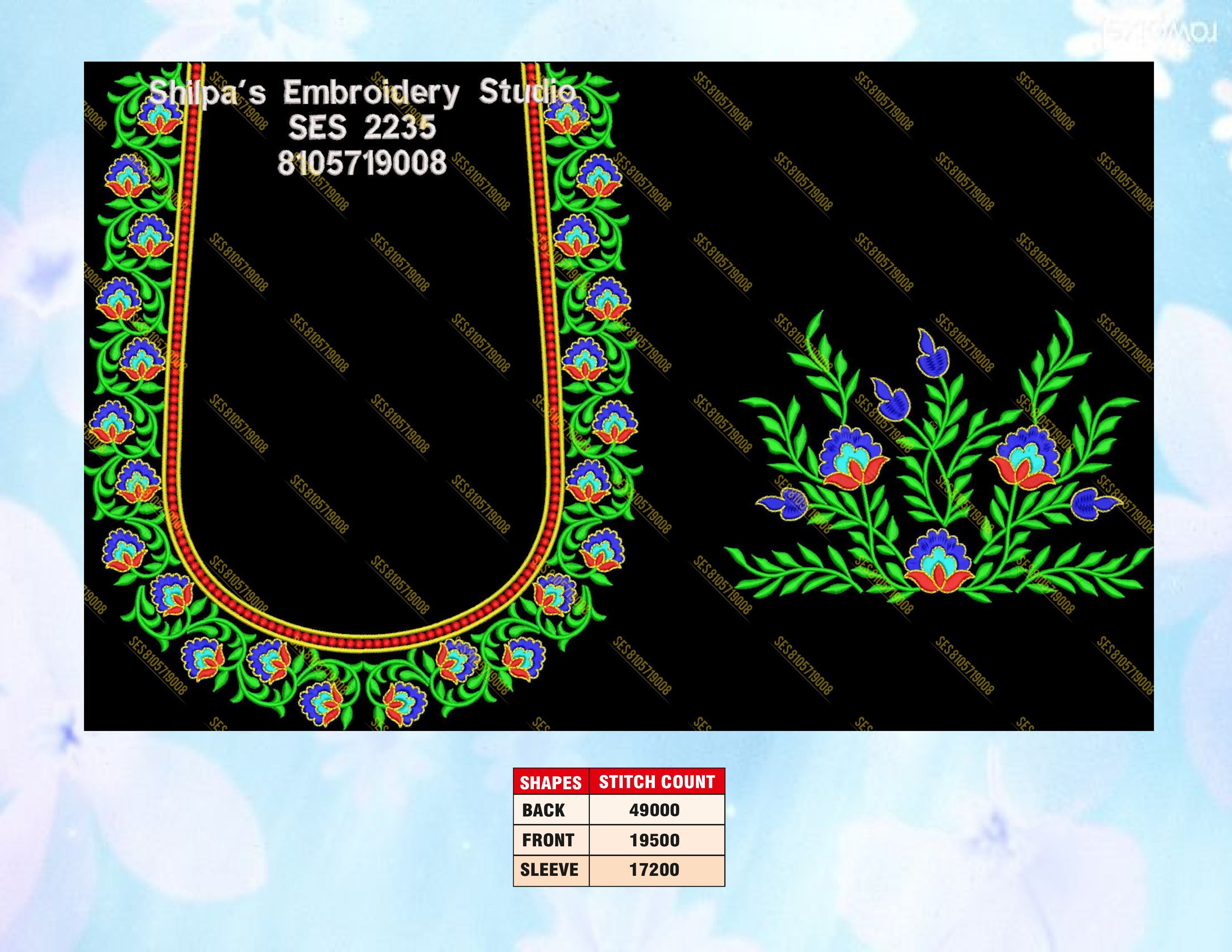 Embroidery Designs 2201-2300 Series