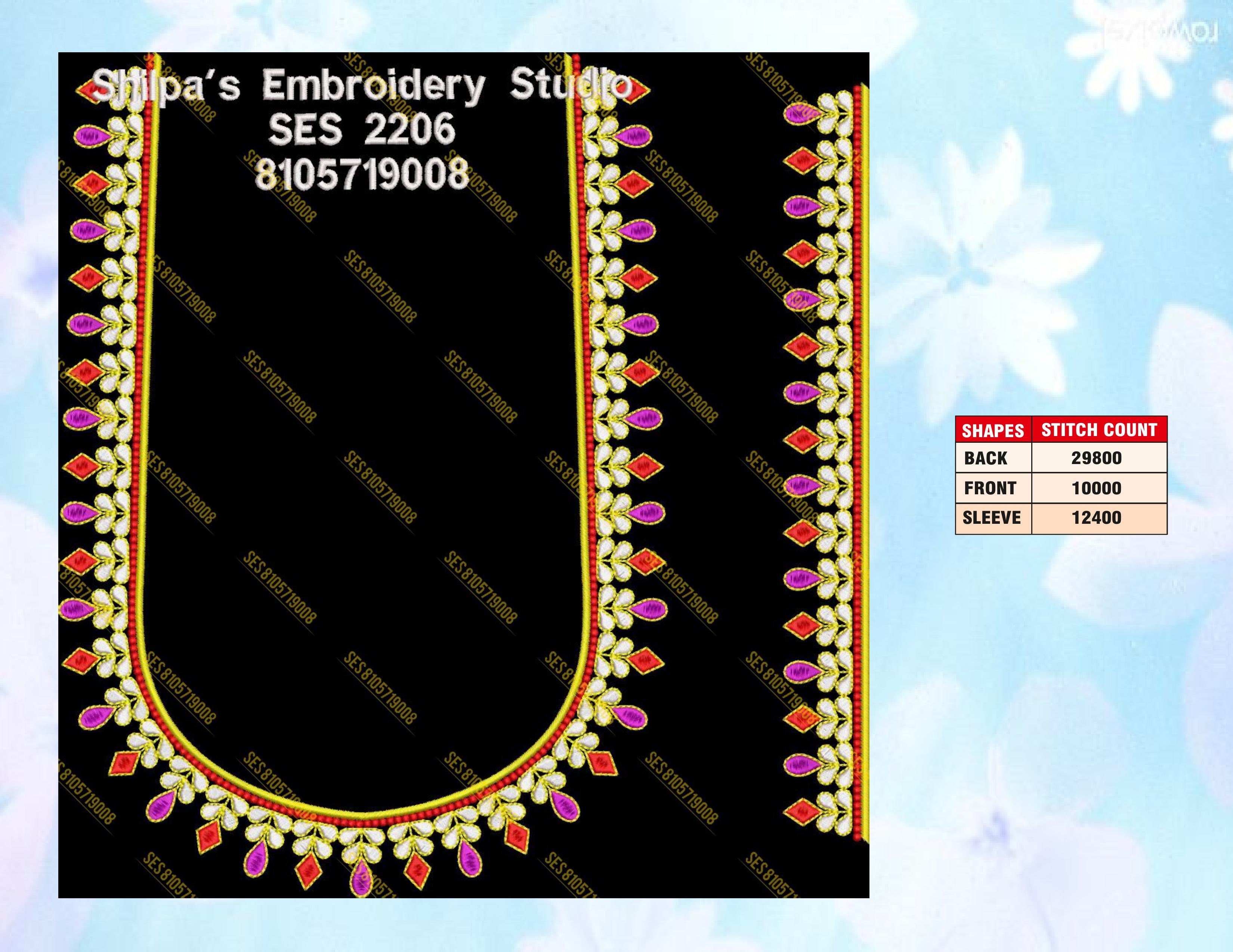 Embroidery Designs 2201-2300 Series