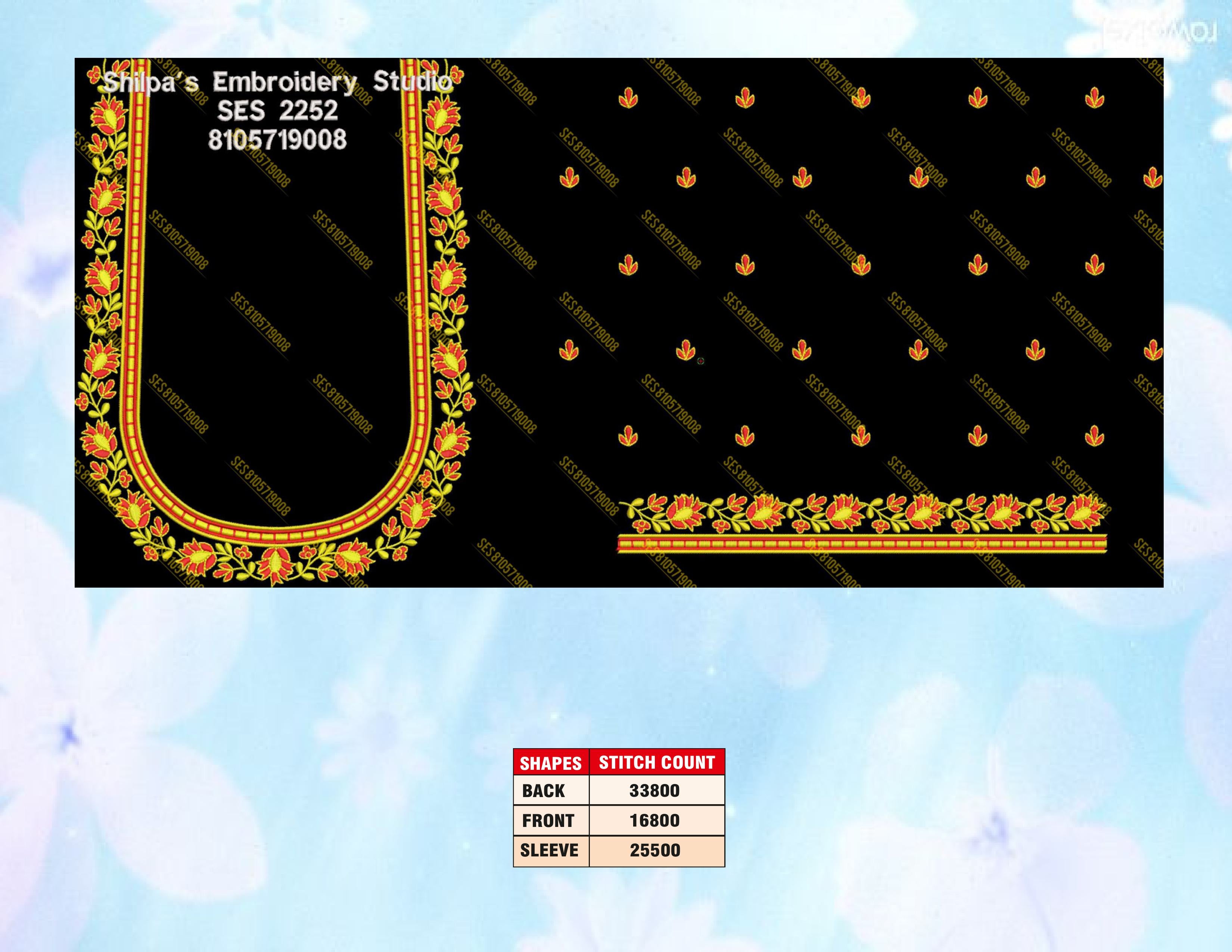 Embroidery Designs 2201-2300 Series