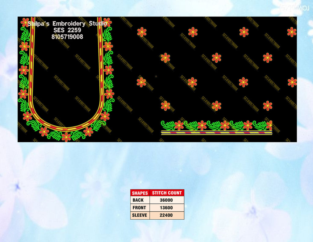 Embroidery Designs 2201-2300 Series