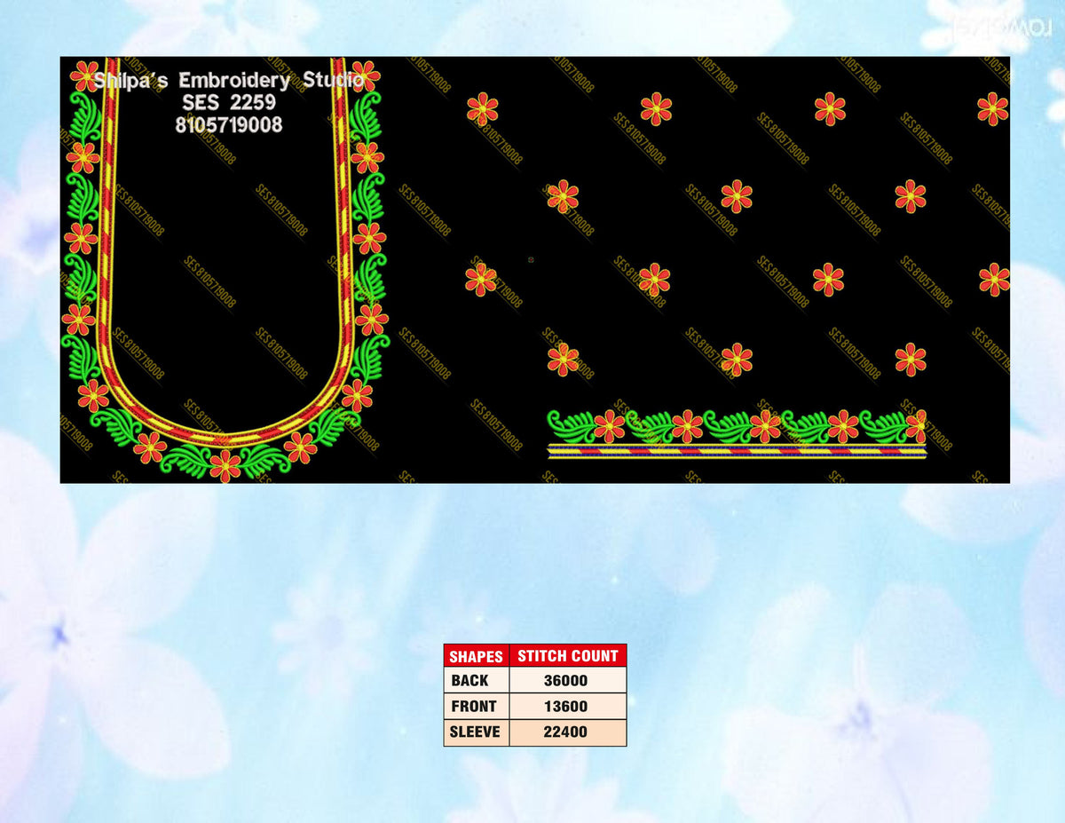 Embroidery Designs 2201-2300 Series