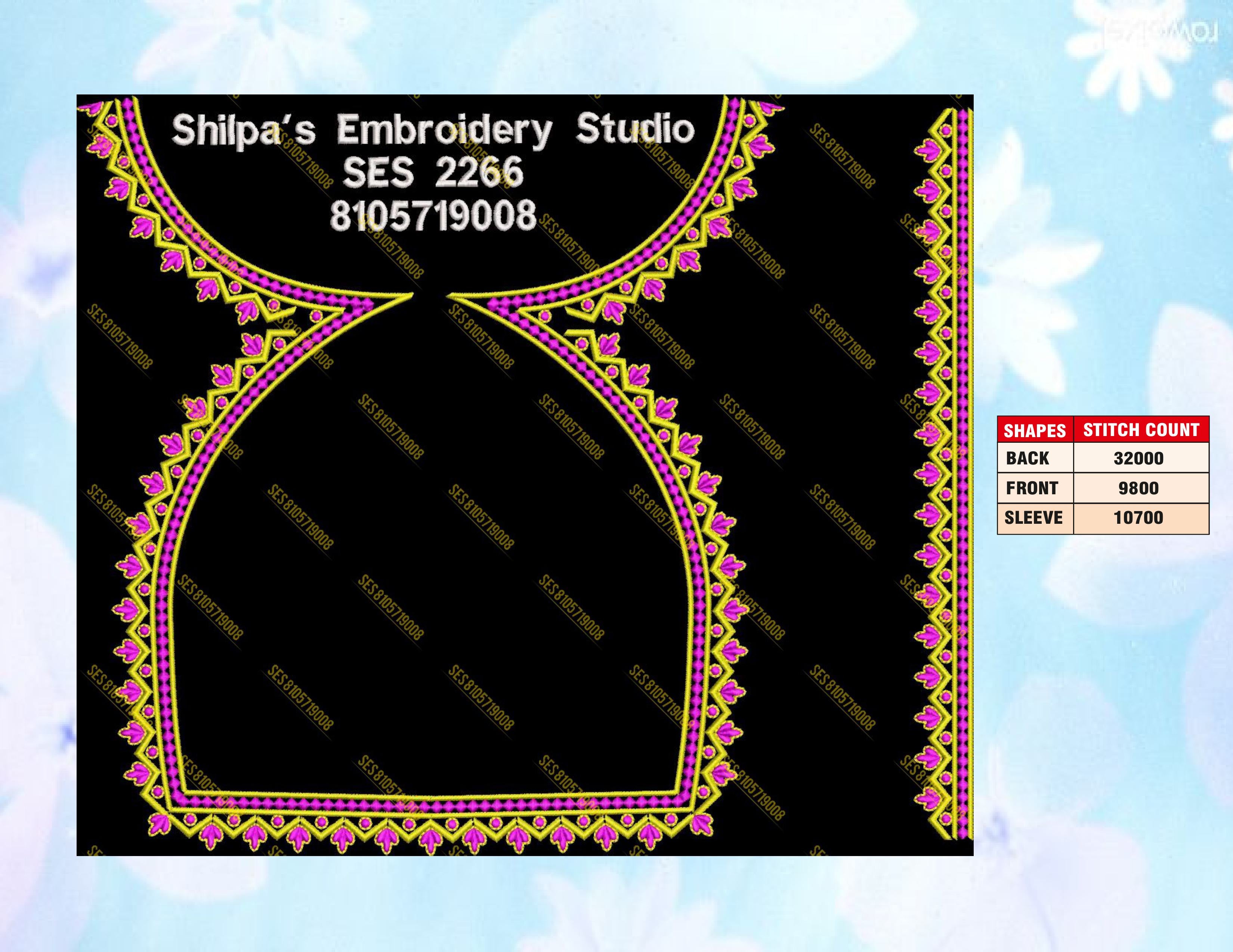 Embroidery Designs 2201-2300 Series