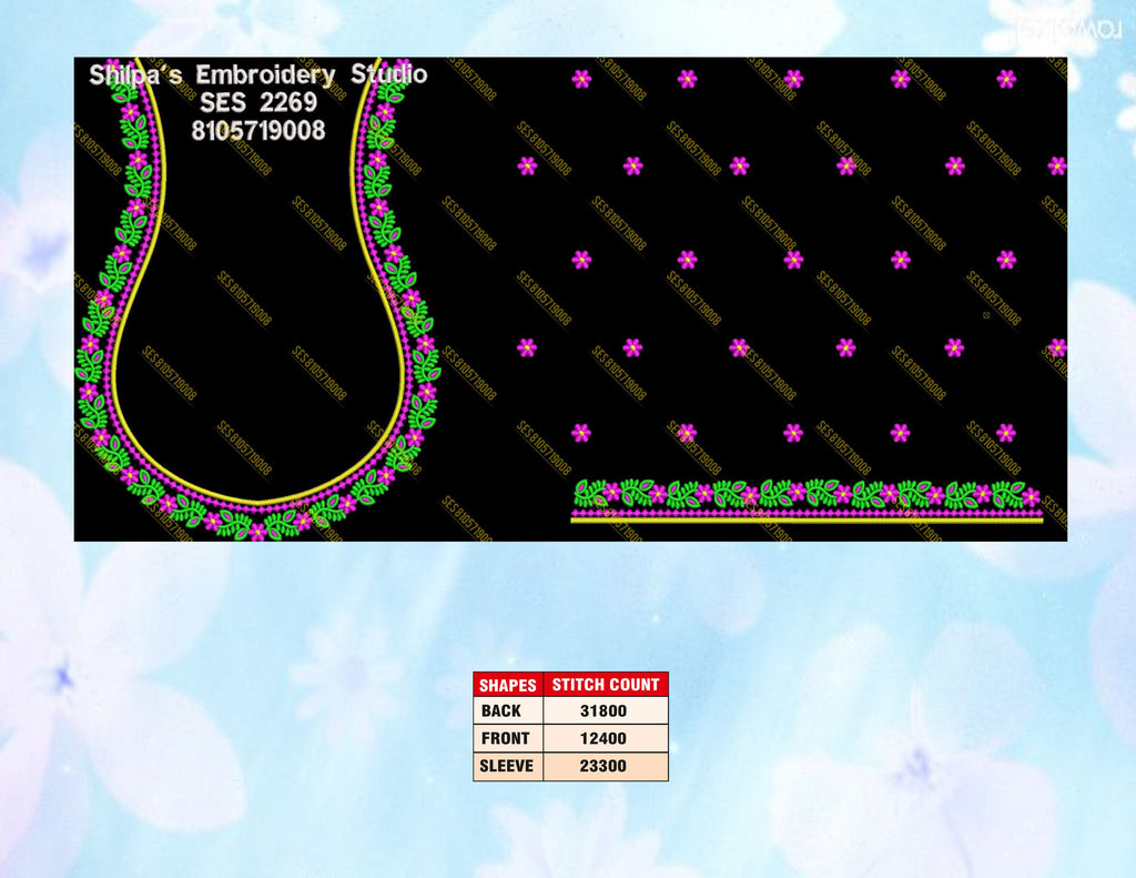Embroidery Designs 2201-2300 Series