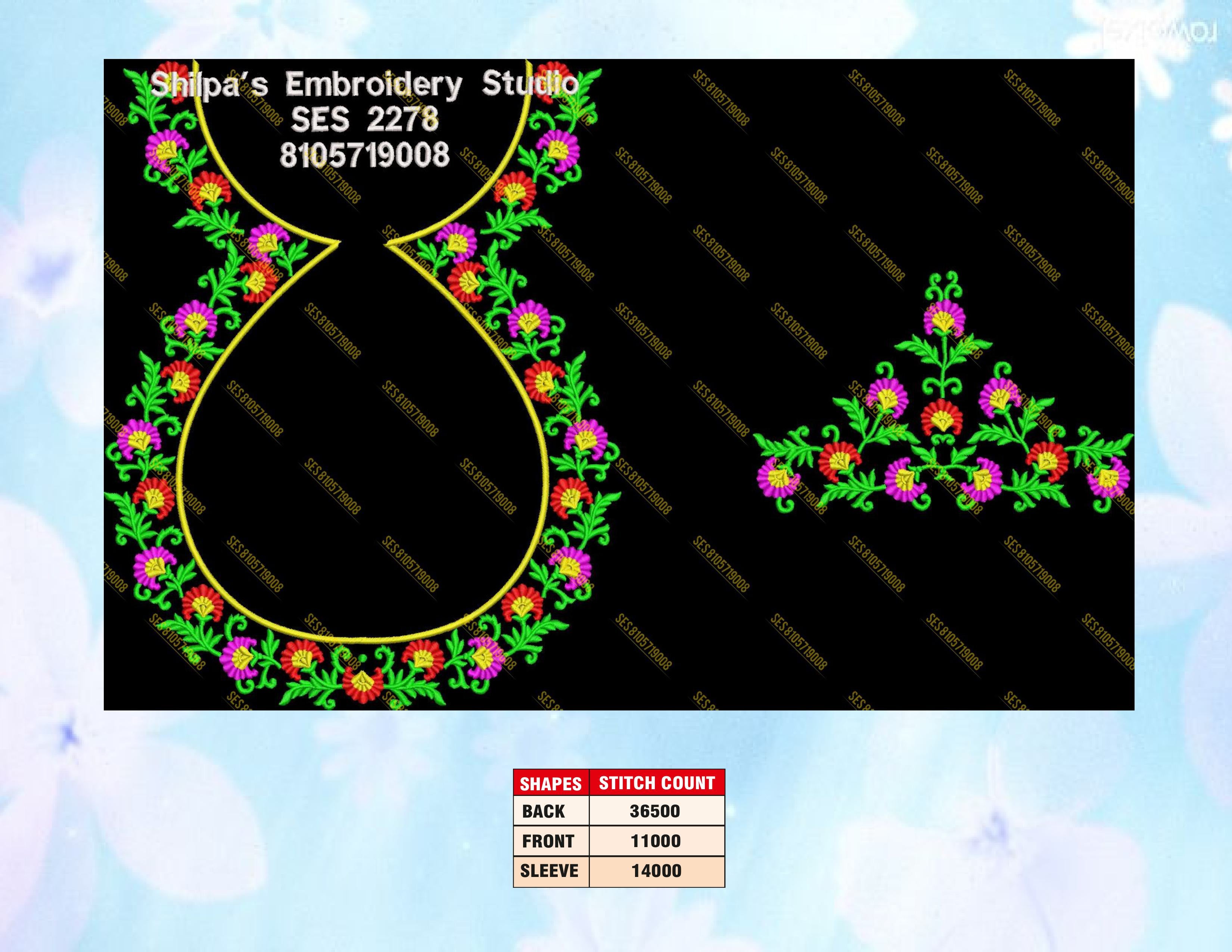 Embroidery Designs 2201-2300 Series