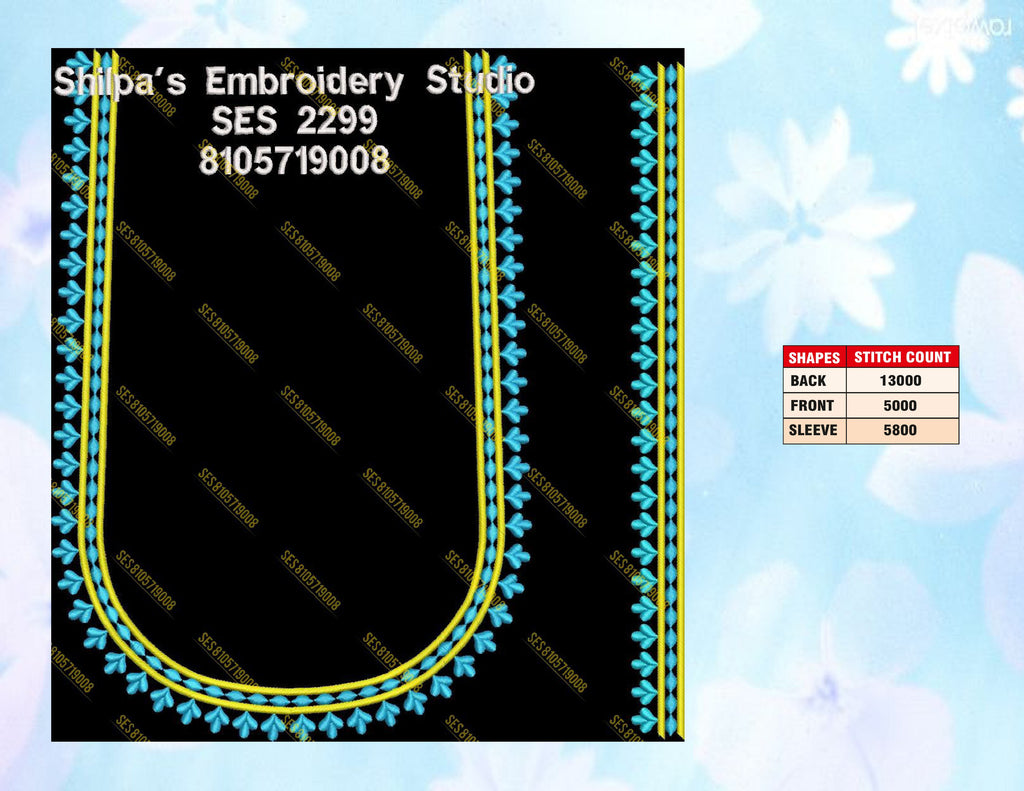 Embroidery Designs 2201-2300 Series