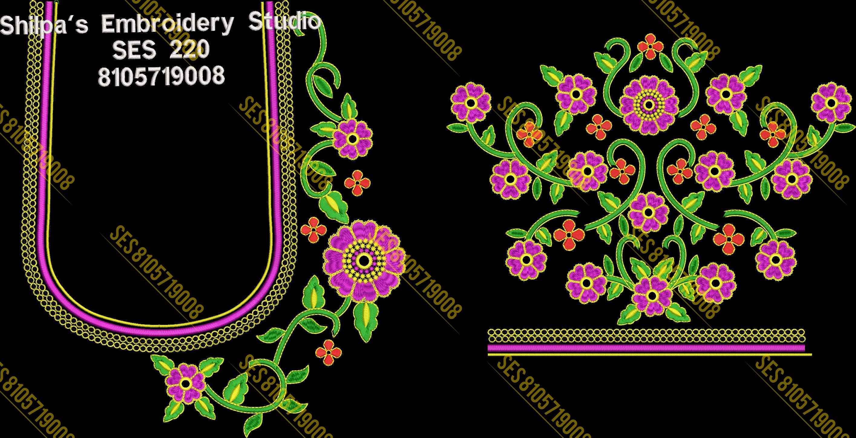 Embroidery Designs 201-300 Series