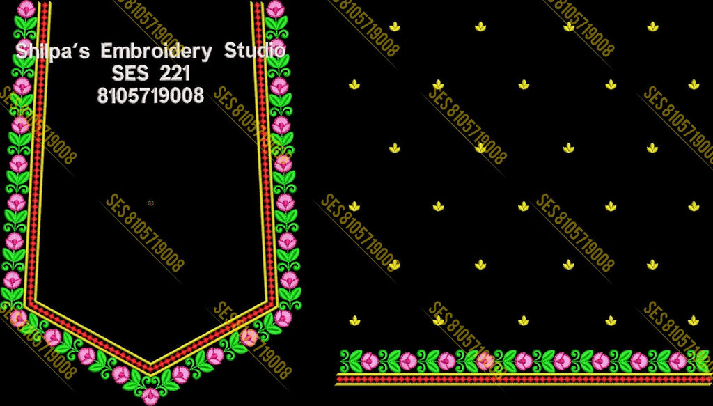 Embroidery Designs 201-300 Series