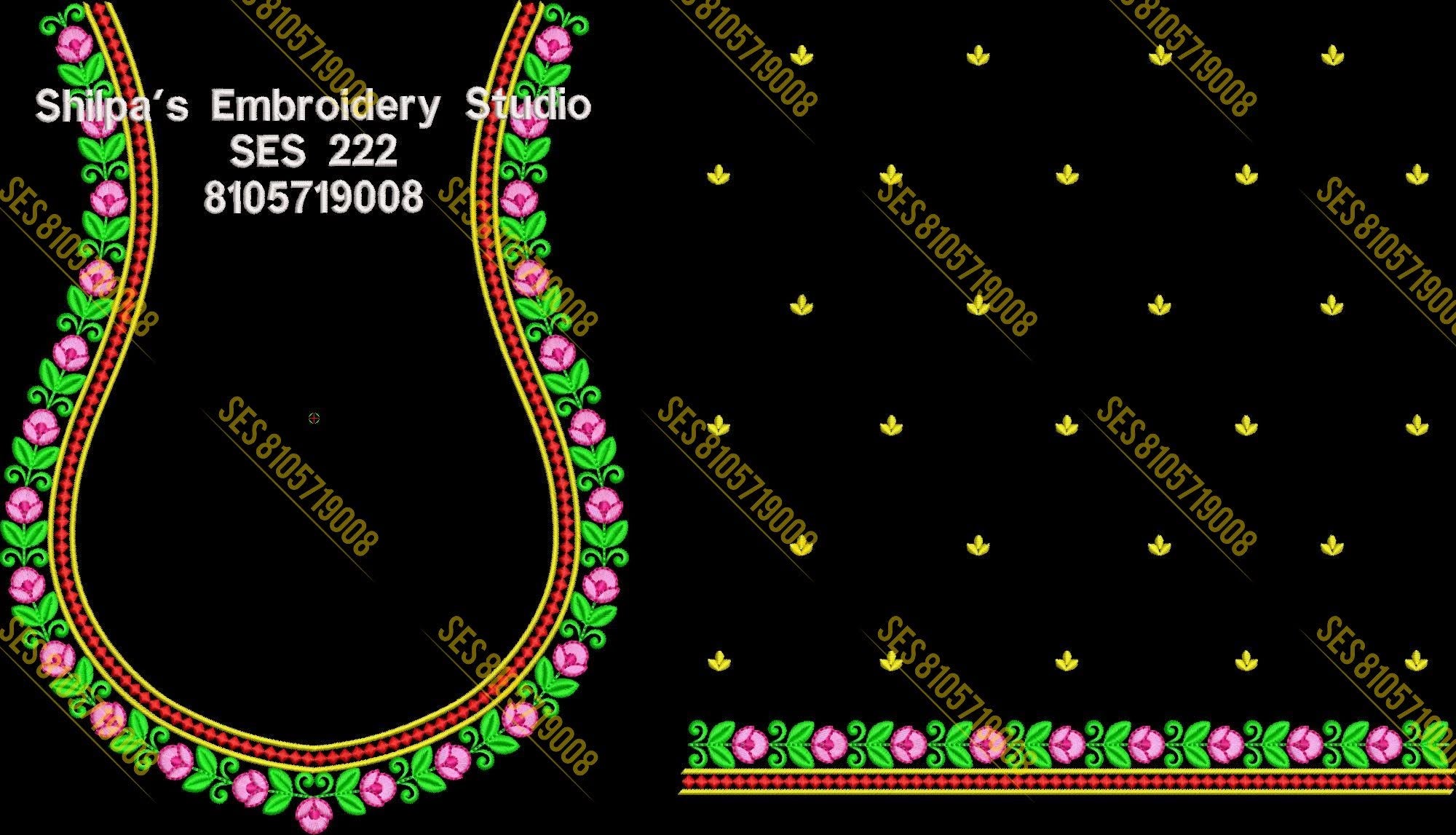 Embroidery Designs 201-300 Series