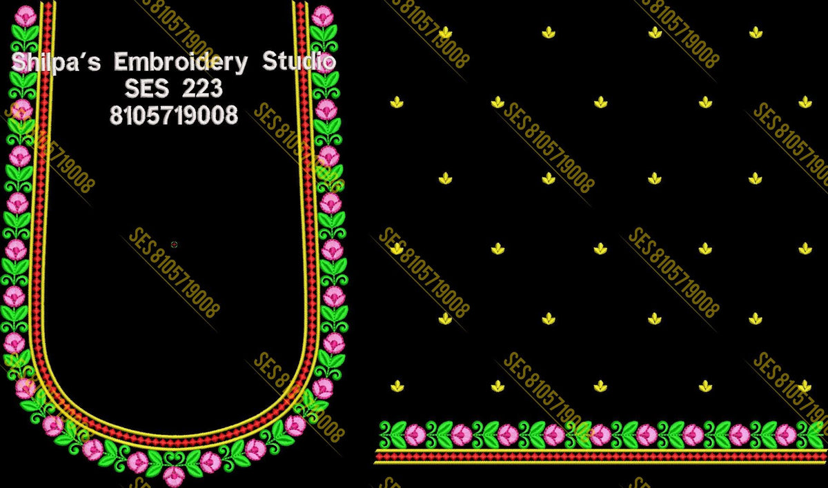 Embroidery Designs 201-300 Series