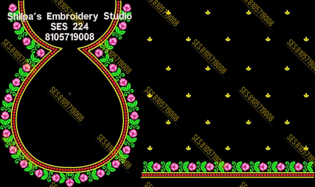 Embroidery Designs 201-300 Series