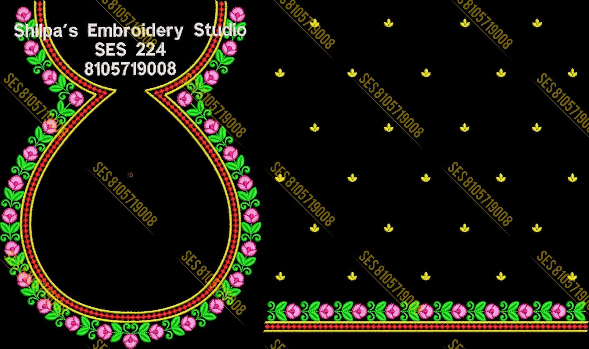 Embroidery Designs 201-300 Series