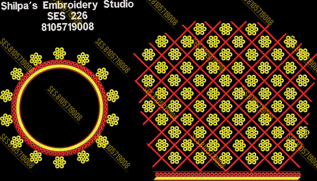 Embroidery Designs 201-300 Series