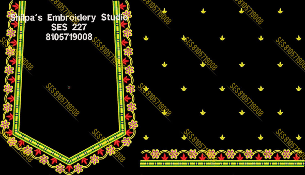 Embroidery Designs 201-300 Series