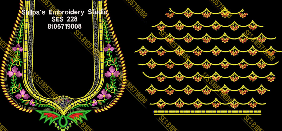 Embroidery Designs 201-300 Series