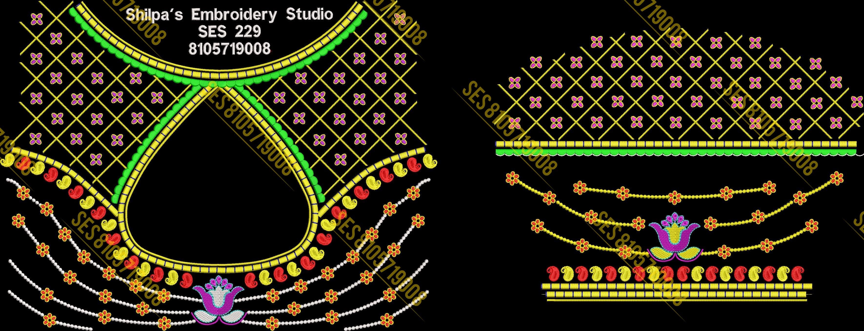 Embroidery Designs 201-300 Series