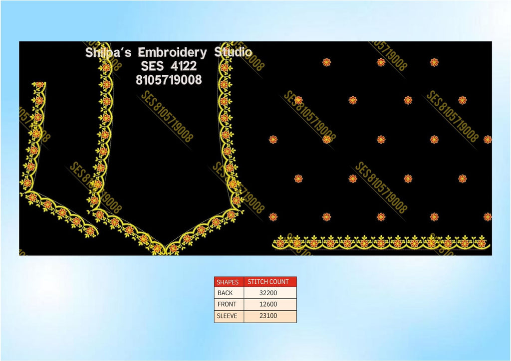 Embroidery Designs 4101-4200 Series