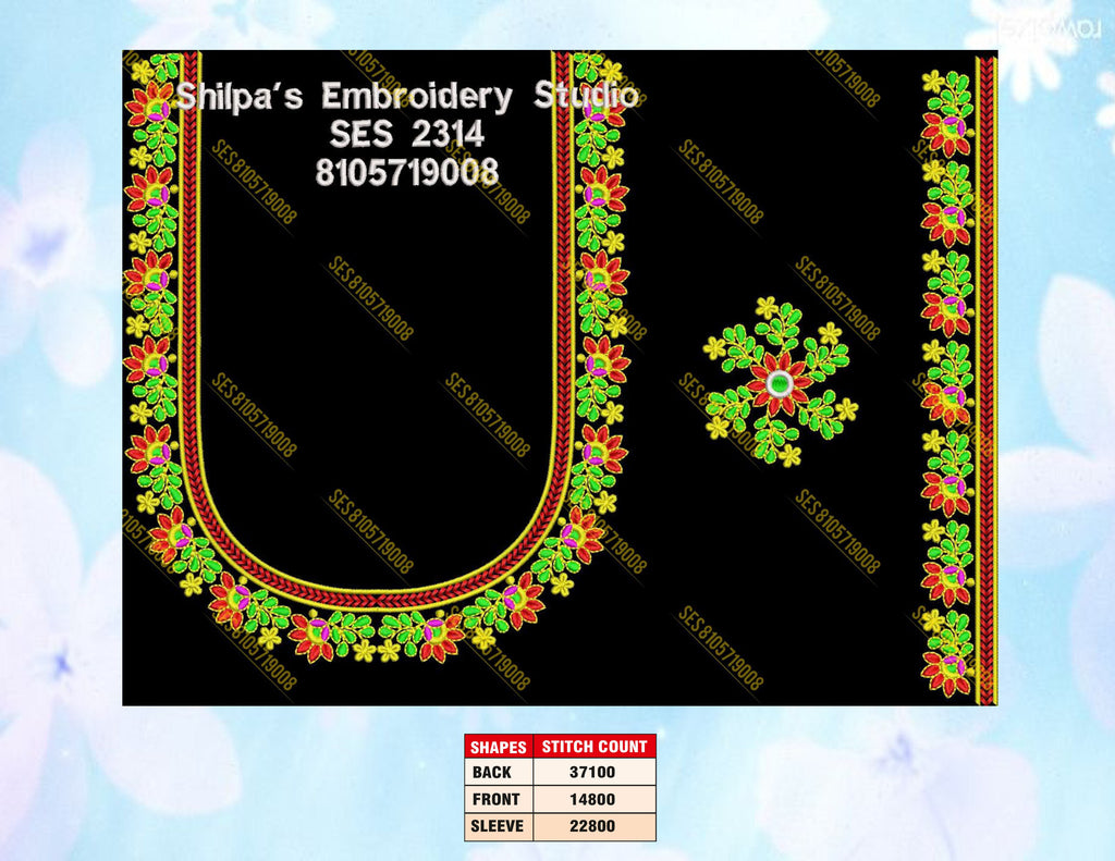 Embroidery Designs 2301-2400 Series