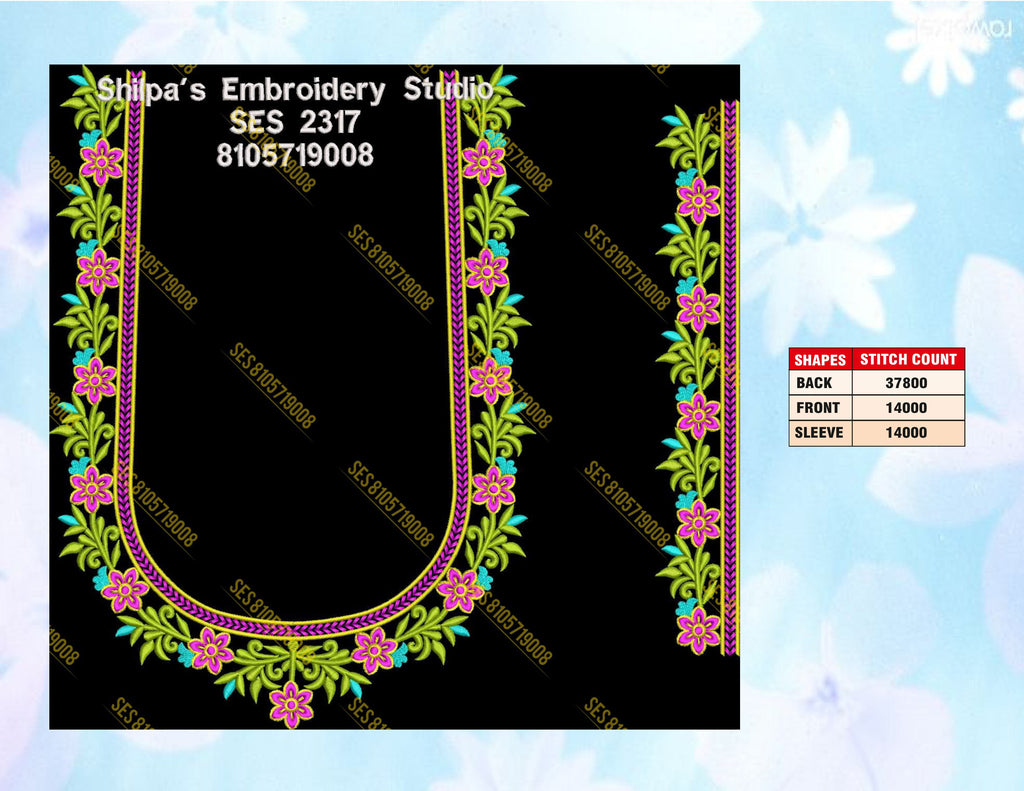 Embroidery Designs 2301-2400 Series