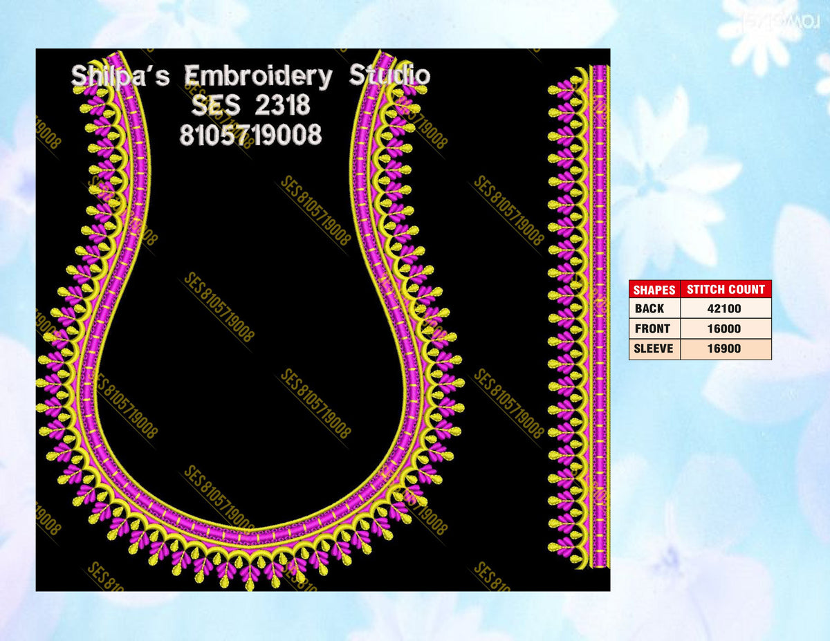 Embroidery Designs 2301-2400 Series