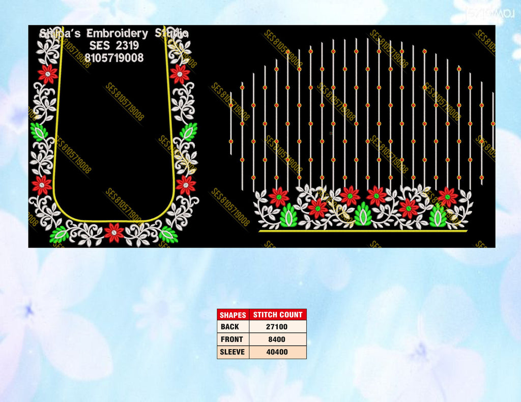 Embroidery Designs 2301-2400 Series