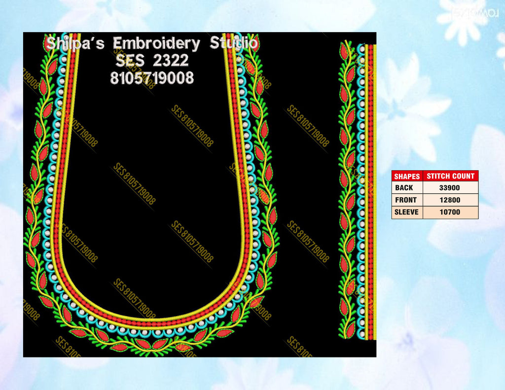 Embroidery Designs 2301-2400 Series