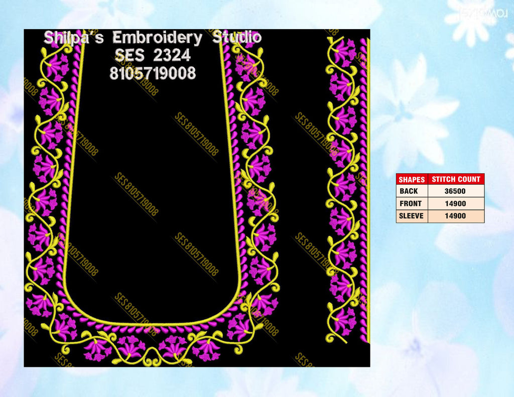 Embroidery Designs 2301-2400 Series