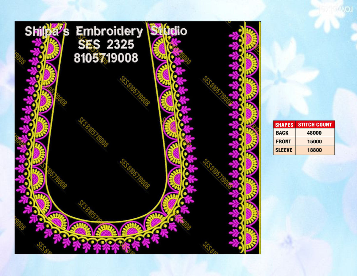 Embroidery Designs 2301-2400 Series