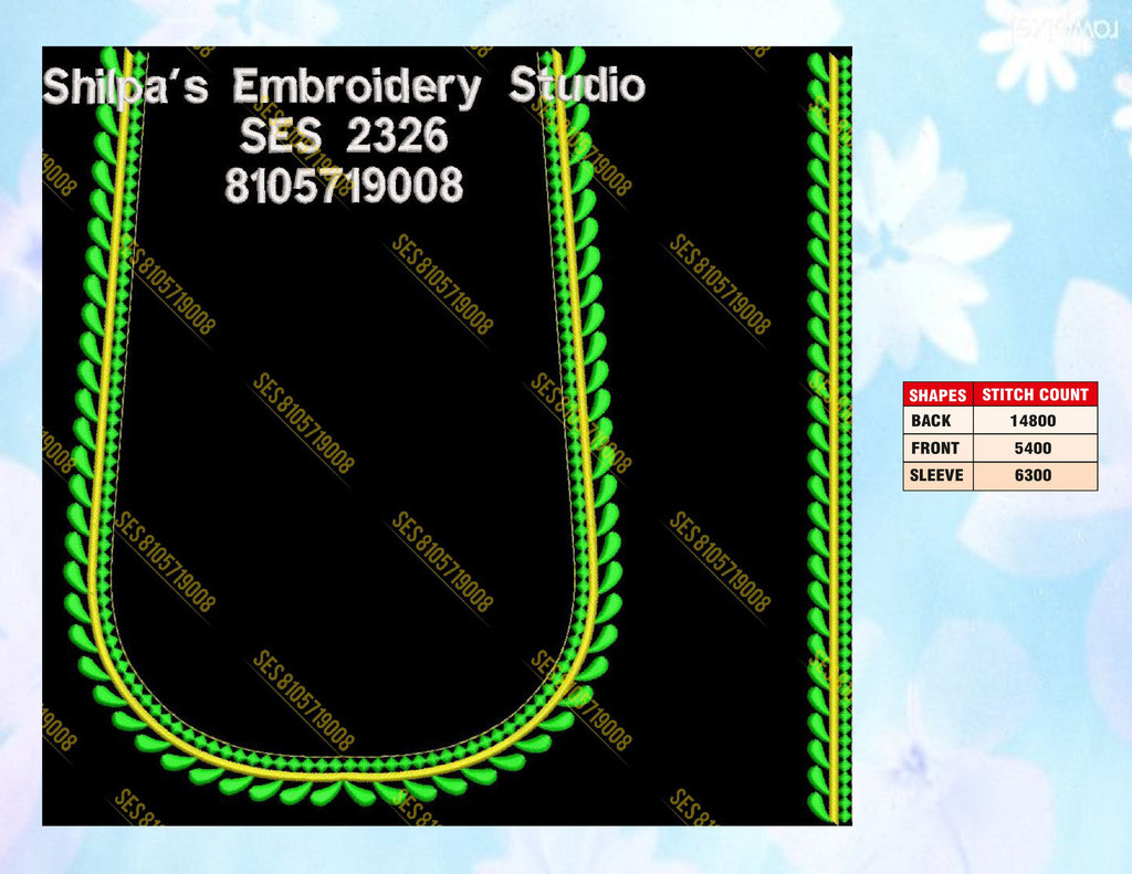 Embroidery Designs 2301-2400 Series