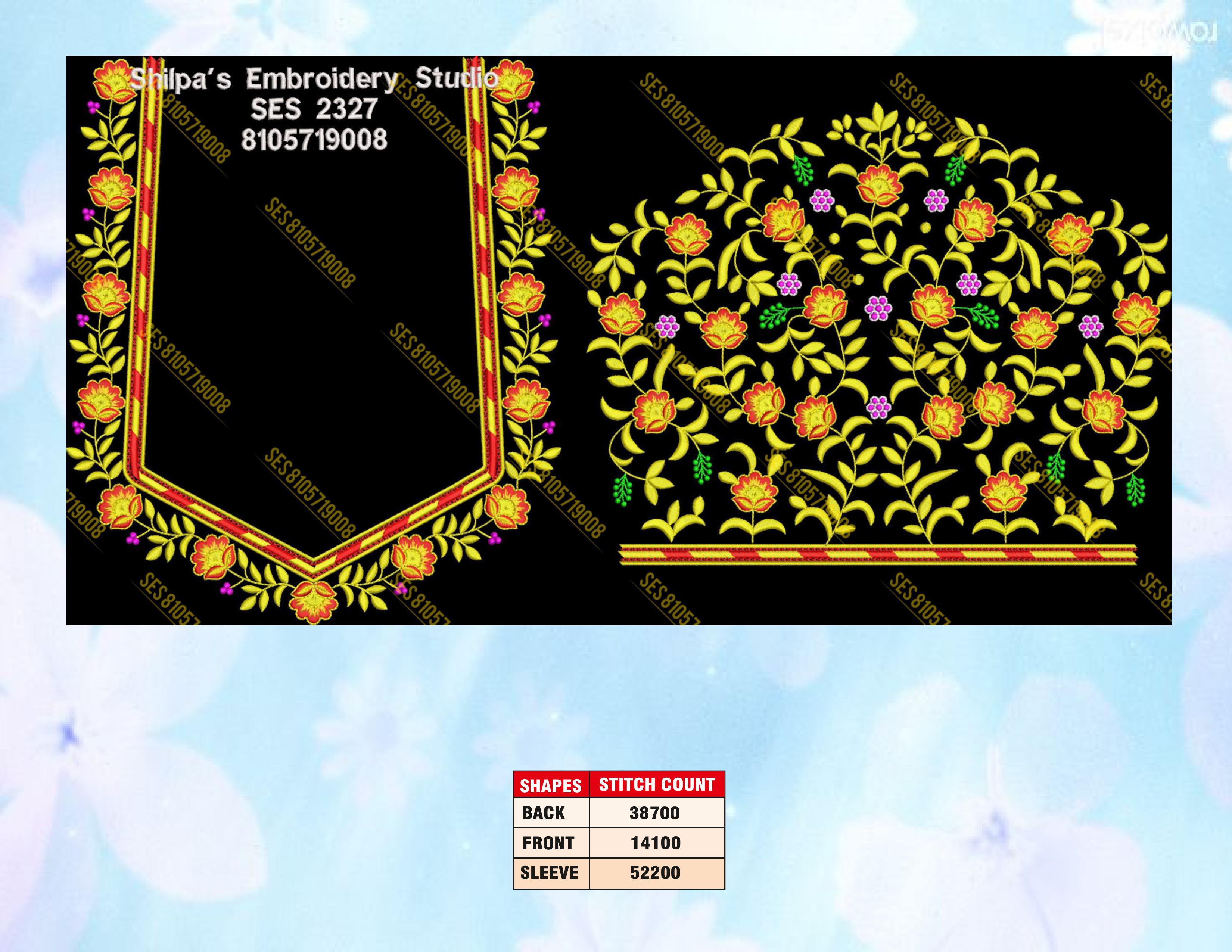 Embroidery Designs 2301-2400 Series