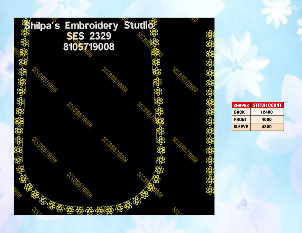 Embroidery Designs 2301-2400 Series