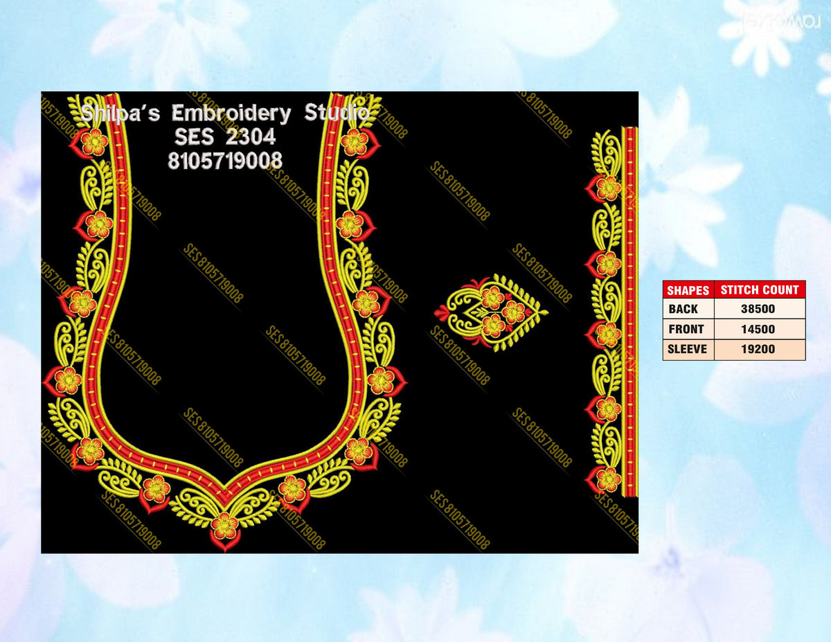 Embroidery Designs 2301-2400 Series