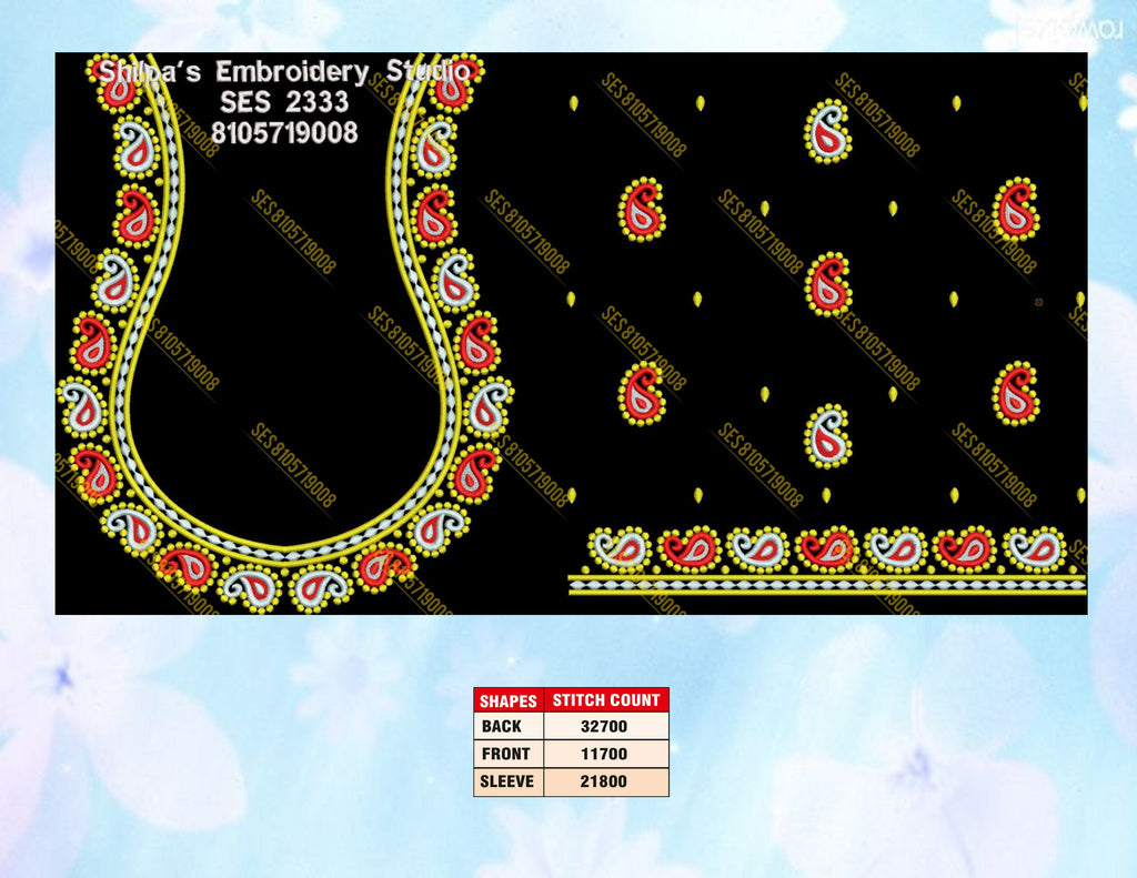 Embroidery Designs 2301-2400 Series