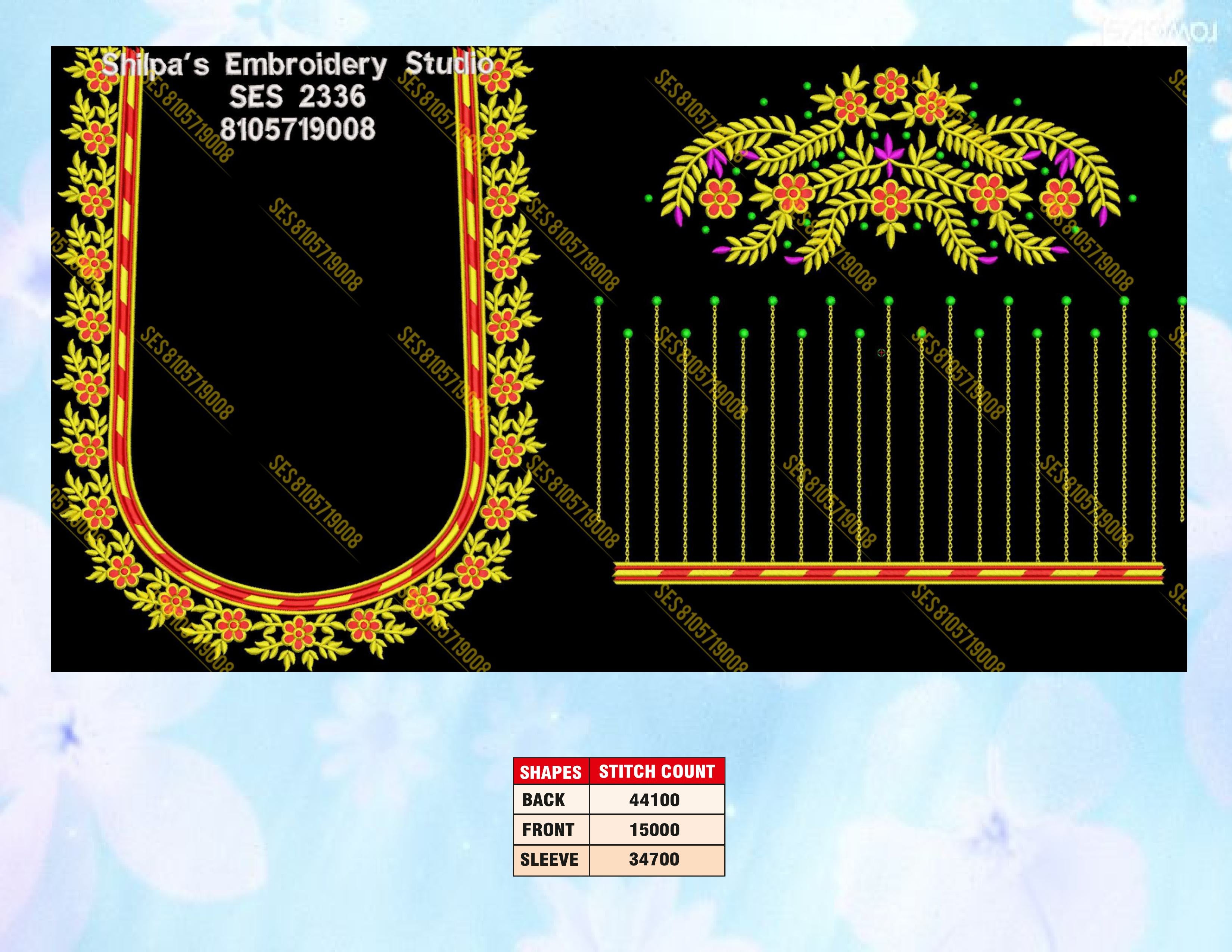 Embroidery Designs 2301-2400 Series