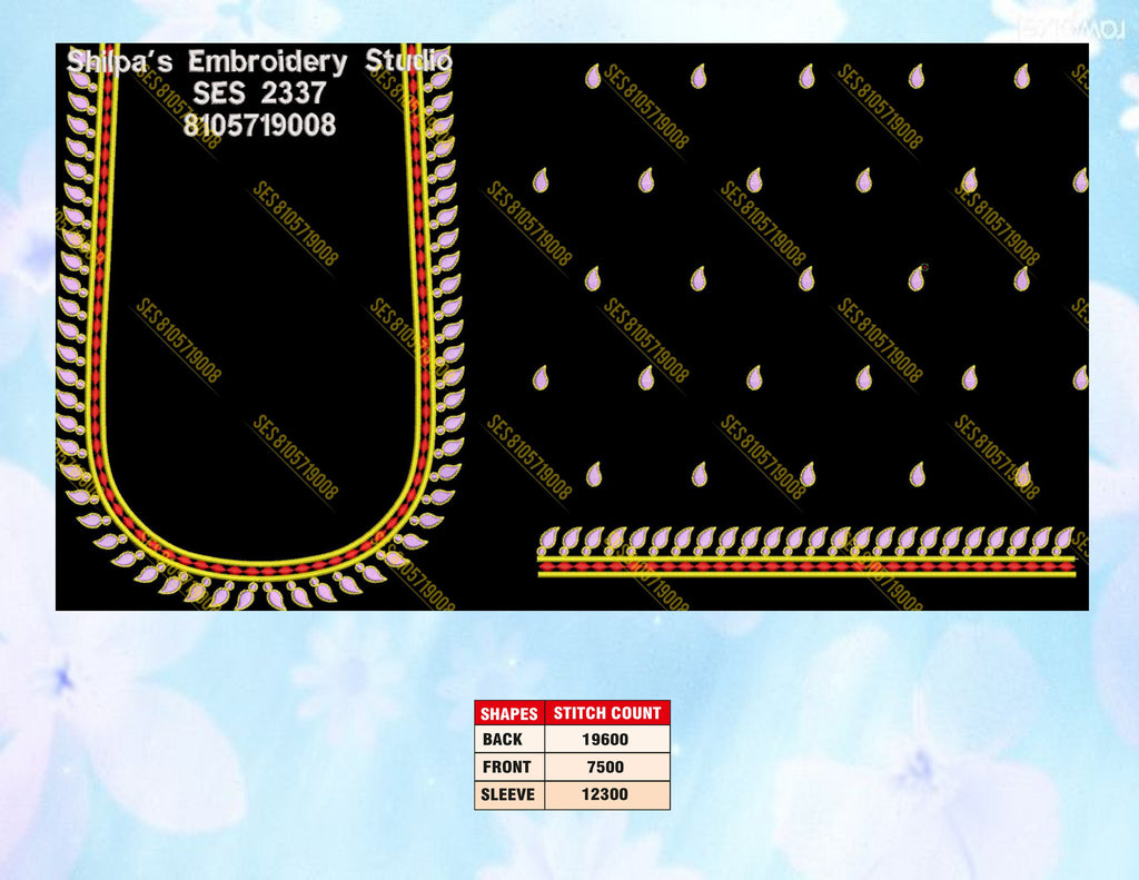 Embroidery Designs 2301-2400 Series