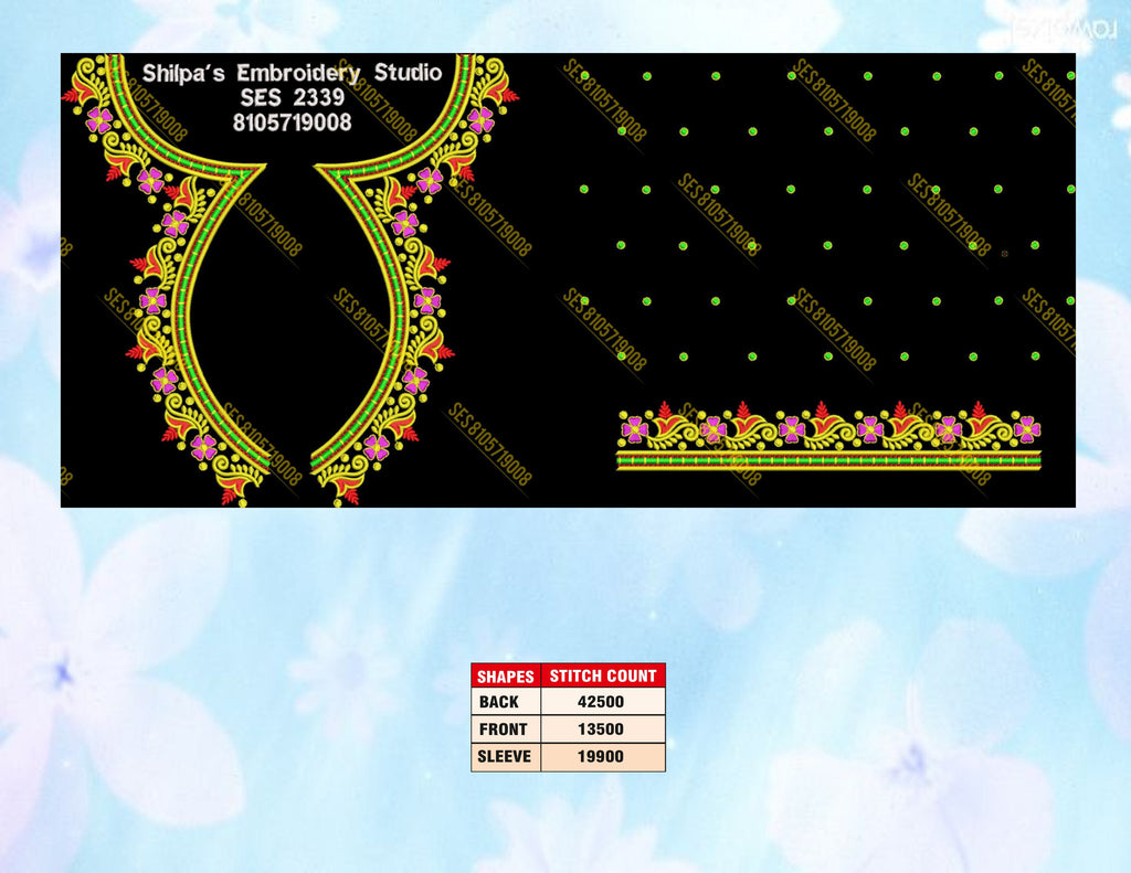 Embroidery Designs 2301-2400 Series