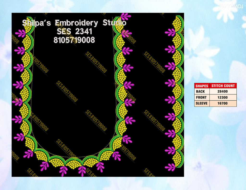 Embroidery Designs 2301-2400 Series
