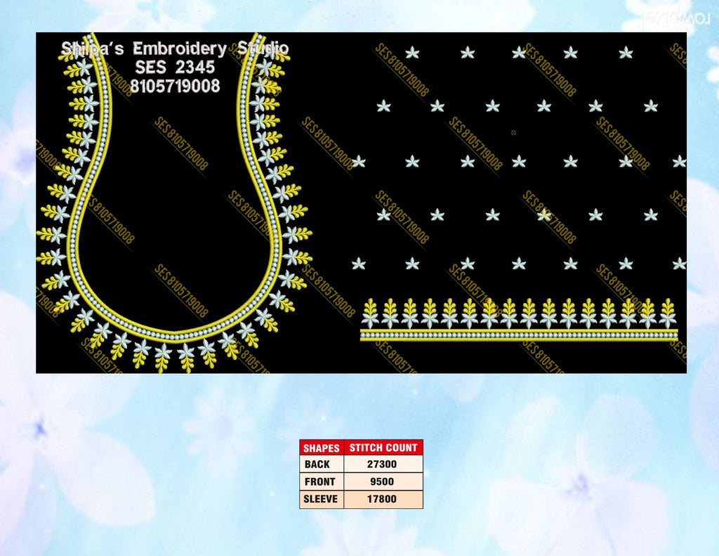 Embroidery Designs 2301-2400 Series