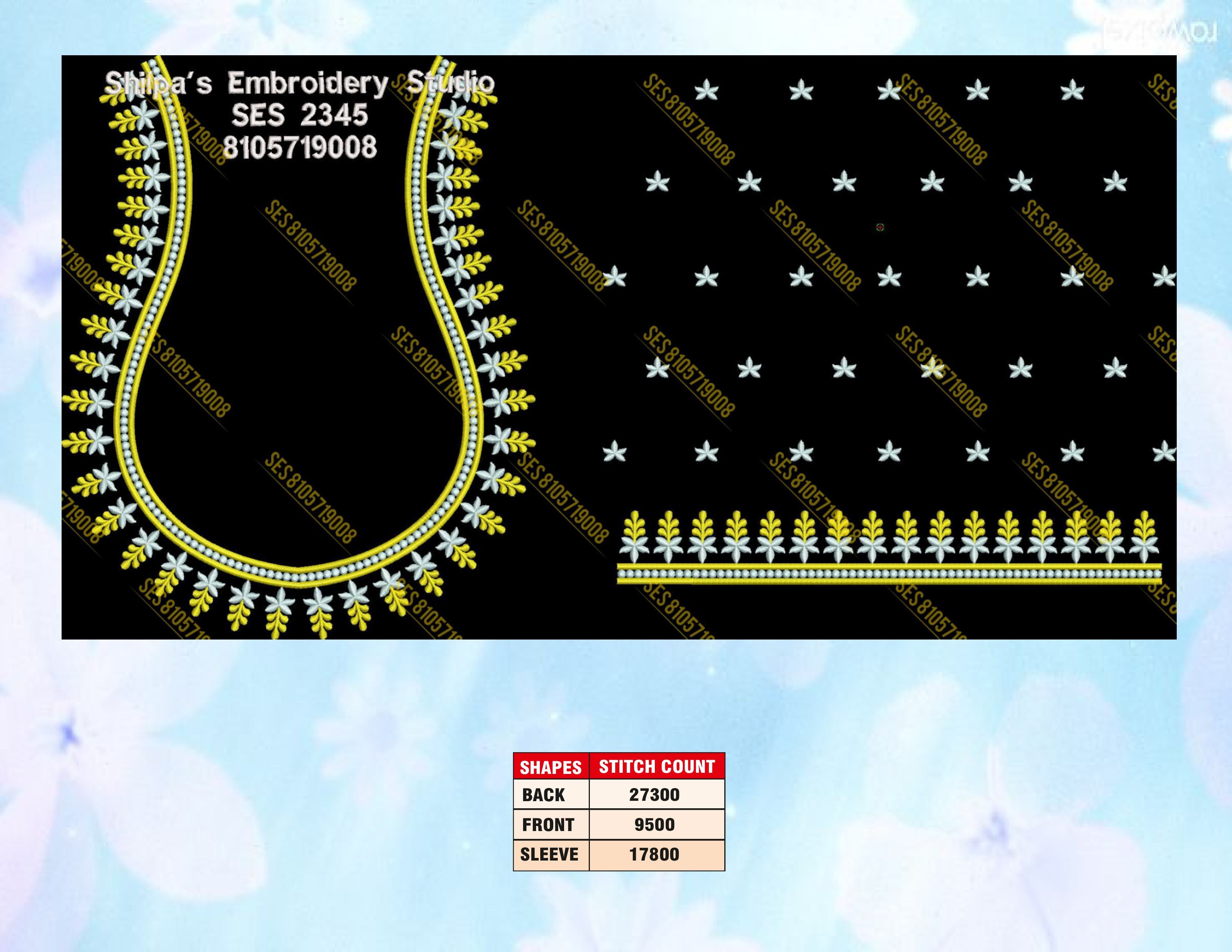 Embroidery Designs 2301-2400 Series